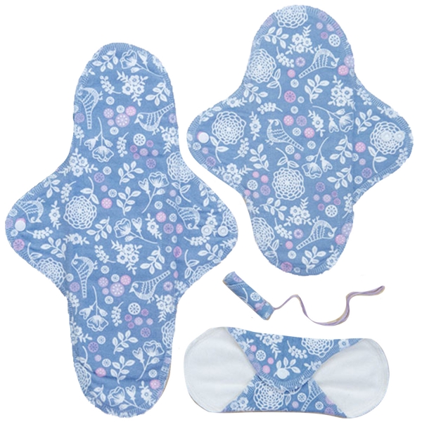 Imse (by ImseVimse) Stoffbinden, Slipeinlagen & Tampon Probepackung - Garten von ImseVimse