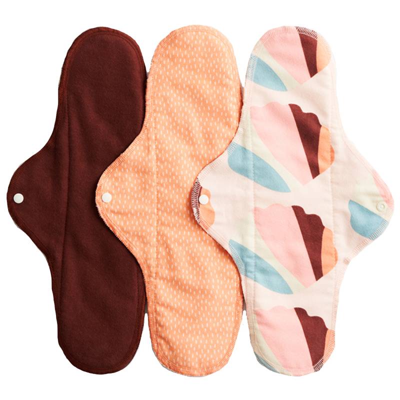 Imse Slipeinlagen & Stoffbinden Classic - 3 Stk - Orange Sprinkle Nachtbinde (L) von ImseVimse