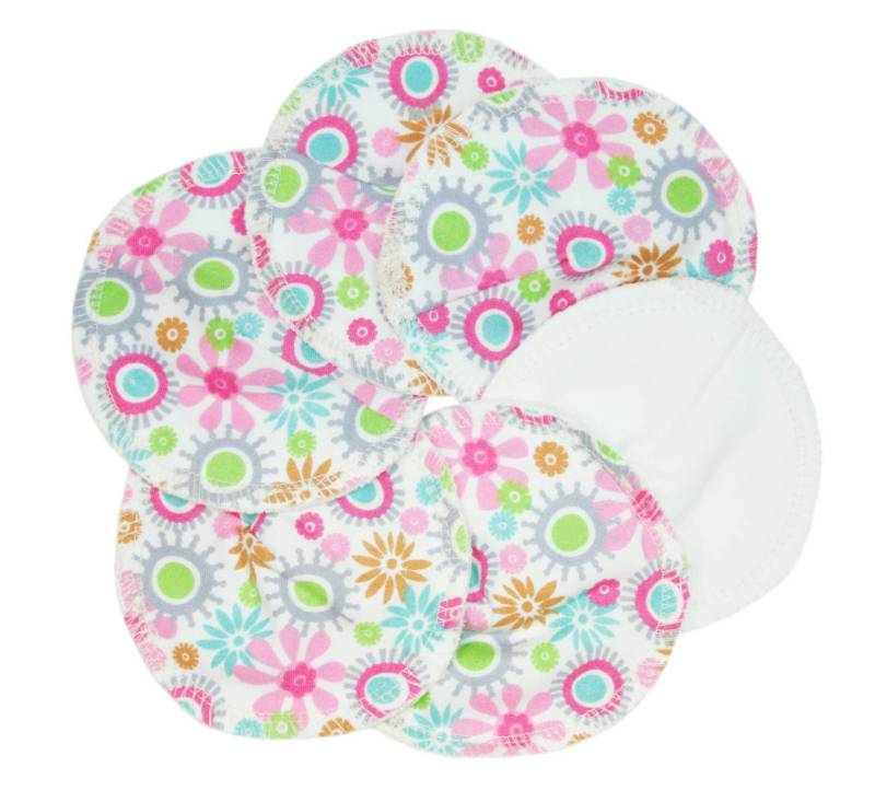 Imse Stilleinlagen aus Biobaumwolle - 3 Paare - Blumen von ImseVimse