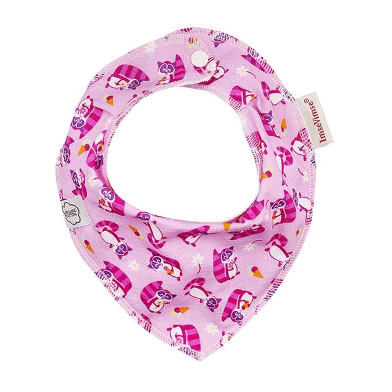 Vimse Bandana-Lätzchen - Pink Racoon von ImseVimse