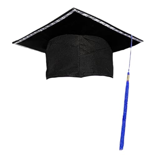 Imtrub Bachelor Graduation Hut - Beleuchteter Schulabschluss Hut - Abschlussbedarf Kopfbedeckung mit Quaste College Kostüm Zubehör für Universität High School Motto Party Schule Event Imtrub Bachelor Graduation Hut - Beleuchteter Schulabschluss Hut - Abschlussbedarf Kopfbedeckung mit Quaste College Kostüm Zubehör für Universität High School Motto Party Schule Event von Imtrub