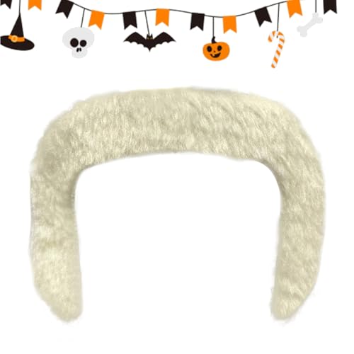 Imtrub Fake Beard | Adhesive Costume Beard | Breathable Fake Facial Hair for Stage Performance Photography Models Drag Performers Concert Cosplay Enthusiasten Birthday Maskerade von Imtrub