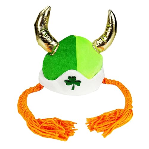 Imtrub Grüner Kleeblatt-Hut – Kleeblatt-Hut St. Patricks Day, niedliche festliche Kopfbedeckung, weiche mittelalterliche Kostüme für Cosplay, Versammlungen Imtrub Grüner Kleeblatt-Hut – Kleeblatt-Hut St. Patricks Day, niedliche festliche Kopfbedeckung, weiche mittelalterliche Kostüme für Cosplay, Versammlungen von Imtrub