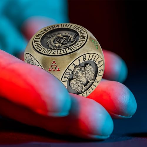 Imtrub Metall Würfel Set | Set Aus Metall Spinner Würfel Mit 6-Seitigen - Tragbare Gesellschaftsspiele Zubehör Für Unterhaltung Wettbewerb Freizeit Home Bar Nutzung von Imtrub