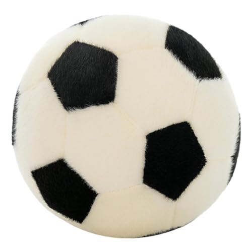 Imtrub Plüsch-Fußball, 18 cm, Flauschiger Stofffußball, weiches Fußball-Kinderspielzeug, Heimsofa-Dekoration, kreatives Fußballkissen, Lendenpolster, Geschenk für Kinder, Jungen, Mädchen, Babys Imtrub Plüsch-Fußball, 18 cm, Flauschiger Stofffußball, weiches Fußball-Kinderspielzeug, Heimsofa-Dekoration, kreatives Fußballkissen, Lendenpolster, Geschenk für Kinder, Jungen, Mädchen, Babys von Imtrub