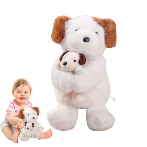 Imtrub Stofftier Hund - Stofftier Hund hält Welpe Plüschtier | Kuscheliges Wurfkissen Kuschelfigur Niedliches Ornament für Wohnzimmer, Arbeitszimmer Imtrub Stofftier Hund - Stofftier Hund hält Welpe Plüschtier | Kuscheliges Wurfkissen Kuschelfigur Niedliches Ornament für Wohnzimmer, Arbeitszimmer von Imtrub