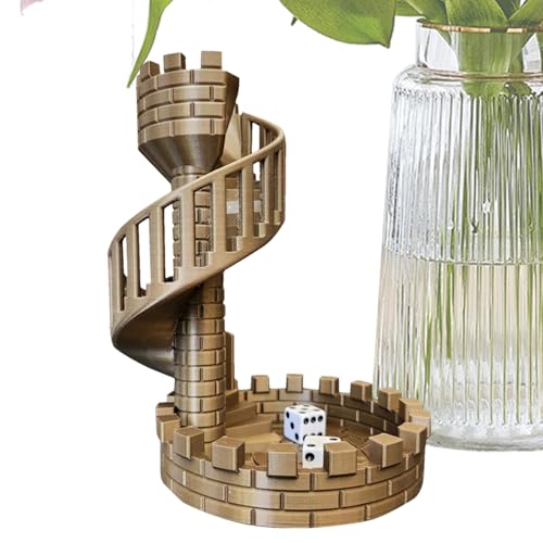 Würfelturm, Würfelturm Mit Tablett Für Rollenspiele, Würfelturmschloss, Würfelturm Für Tabletop Spiele, Dekorativer Würfelturm Castle Tray Tower Für Spieleabend Würfelturm, Würfelturm Mit Tablett Für Rollenspiele, Würfelturmschloss, Würfelturm Für Tabletop Spiele, Dekorativer Würfelturm Castle Tray Tower Für Spieleabend von Imtrub