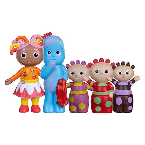 In The Night Garden Spielfiguren-Set bestehend aus Igglepiggle, Upsy Daisy & Tombliboos, Cbeebies TV-Show, Kleinkindspielzeug, ab 18 Monaten, enthält 5 Figuren von In the Night Garden