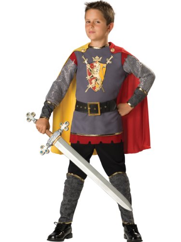 InCharacter Costumes, LLC Jungen 2–7 Loyal Knight Tunika-Set Gr. S, grau von Fun World