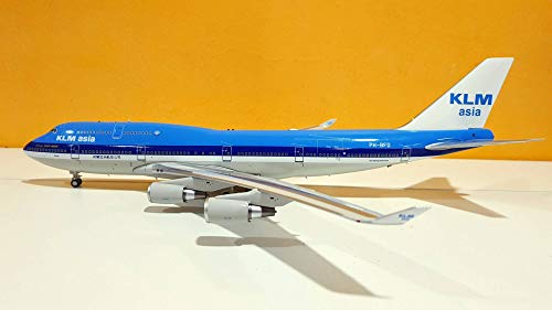 InFlight 200 IF744KLA0620 KLM Asia Boeing 747-406M PH-BFD mit Ständer, Maßstab 1:200, Druckguss-Modell von InFlight 200