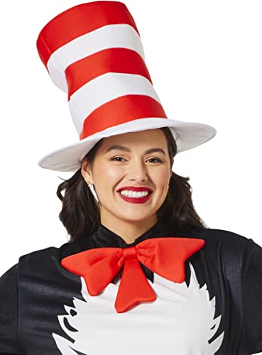 InSpirit Designs Dr. Seuss Erwachsene Katze im Hut Zylinder | Offizielles Lizenzprodukt | Erwachsene Kostüm Zubehör InSpirit Designs Dr. Seuss Erwachsene Katze im Hut Zylinder | Offizielles Lizenzprodukt | Erwachsene Kostüm Zubehör von InSpirit Designs