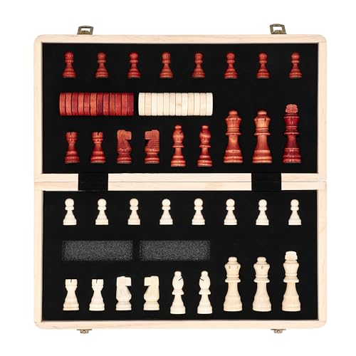 Inca Wood Magnetisches Schachspiel aus Holz - Schönes und tragbares Reiseschachspiel für Erwachsene und Kinder, 39 x 39 cm. Inca Wood Magnetisches Schachspiel aus Holz - Schönes und tragbares Reiseschachspiel für Erwachsene und Kinder, 39 x 39 cm. von Inca Wood