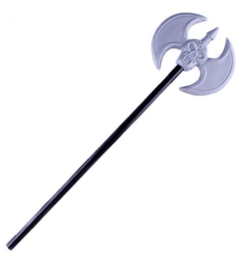 Inception Pro Infinite Barbarische Axt - Doppelklinge - Dreizack - Grauer Schädel - Abnehmbar - 47 cm - Zubehör - Verkleidung - Halloween - Karneval - Feste - Kinder - Erwachsene - Unisex Inception Pro Infinite Barbarische Axt - Doppelklinge - Dreizack - Grauer Schädel - Abnehmbar - 47 cm - Zubehör - Verkleidung - Halloween - Karneval - Feste - Kinder - Erwachsene - Unisex von Inception Pro Infinite