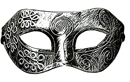 Inception Pro Infinite Maske - Antik Silber Farbe - Karneval - Halloween - Venetian - Mann - Frauen - Unisex - Metallic-Effekt - Flexibel - Esoterik Inception Pro Infinite Maske - Antik Silber Farbe - Karneval - Halloween - Venetian - Mann - Frauen - Unisex - Metallic-Effekt - Flexibel - Esoterik von Inception Pro Infinite