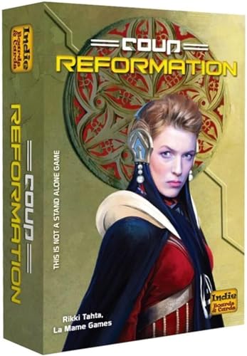 Indie Board & Card IBCCOR2 Coup Reformation 2nd Edition Expansion Card Game, Multicolor, 3.18 x 10.16 x 15.24 cm von Indie Boards and Cards