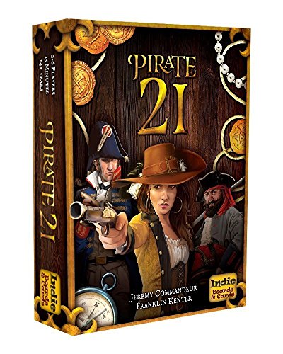 Indie Boards and Cards Pirat 21 - Kartenspiel für 2-6 Spieler ab 16 Jahren - Piraten-Thema - Goldfarben - wettbewerbsfähiges Blackjack-Spiel mit Fähigkeitenkarten Indie Boards and Cards Pirat 21 - Kartenspiel für 2-6 Spieler ab 16 Jahren - Piraten-Thema - Goldfarben - wettbewerbsfähiges Blackjack-Spiel mit Fähigkeitenkarten von Indie Boards and Cards
