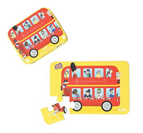 Bernie Bus und Freinds London Bus 12 Teile Puzzle für 1 2 3 4 Jahre alt Problemlösungsspielzeug von Indigo Jamm Bernie Bus und Freinds London Bus 12 Teile Puzzle für 1 2 3 4 Jahre alt Problemlösungsspielzeug von Indigo Jamm von Indigo Jamm