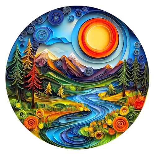 Individz Holzpuzzle für Erwachsene Kinder, Einzigartige Tierförmige Landschaft mit Sonnenaufgang Wooden Puzzle, Kreatives Geburtstagsgeschenk für Erwachsene(L-34 * 34cm-300 Stück) Individz Holzpuzzle für Erwachsene Kinder, Einzigartige Tierförmige Landschaft mit Sonnenaufgang Wooden Puzzle, Kreatives Geburtstagsgeschenk für Erwachsene(L-34 * 34cm-300 Stück) von Individz