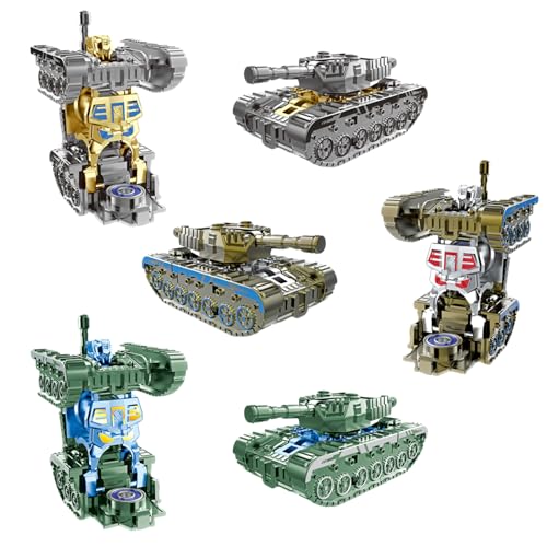 3 Stück Transformer Spielzeug Deformierter Autoroboter,Verformbarer Panzerroboter,Tank Deformation Roboter, Manuelle Verformung Modell, Auto Roboter Auto-Spielzeug Geschenk Kinder und Erwachsene 3 Stück Transformer Spielzeug Deformierter Autoroboter,Verformbarer Panzerroboter,Tank Deformation Roboter, Manuelle Verformung Modell, Auto Roboter Auto-Spielzeug Geschenk Kinder und Erwachsene von Indrnif