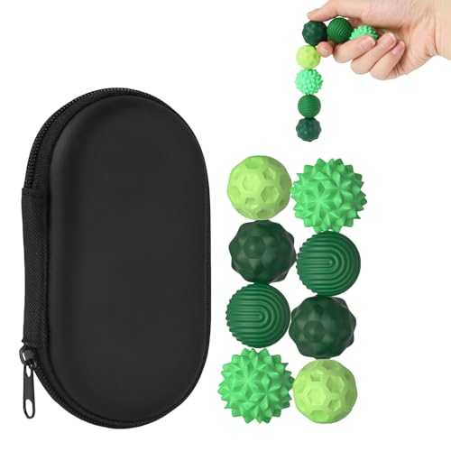 Indrnif 8 Stück Magnetkugeln Stressball Silikon Sensorisches Fidget-Spielzeug,Magnetische Anziehungskraft Stress Bälle mit Silikonhülle,Magnetische Fidget-Bälle, Anti-Stress Fidget Toys Indrnif 8 Stück Magnetkugeln Stressball Silikon Sensorisches Fidget-Spielzeug,Magnetische Anziehungskraft Stress Bälle mit Silikonhülle,Magnetische Fidget-Bälle, Anti-Stress Fidget Toys von Indrnif