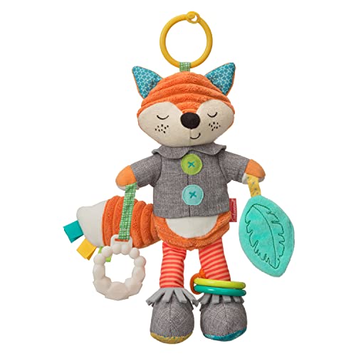 Infantino 316311 Fox Babyspielzeug, sensorisches Spielzeug, Baby-Aktivitätsspielzeug, Mehrfarbig von INFANTINO