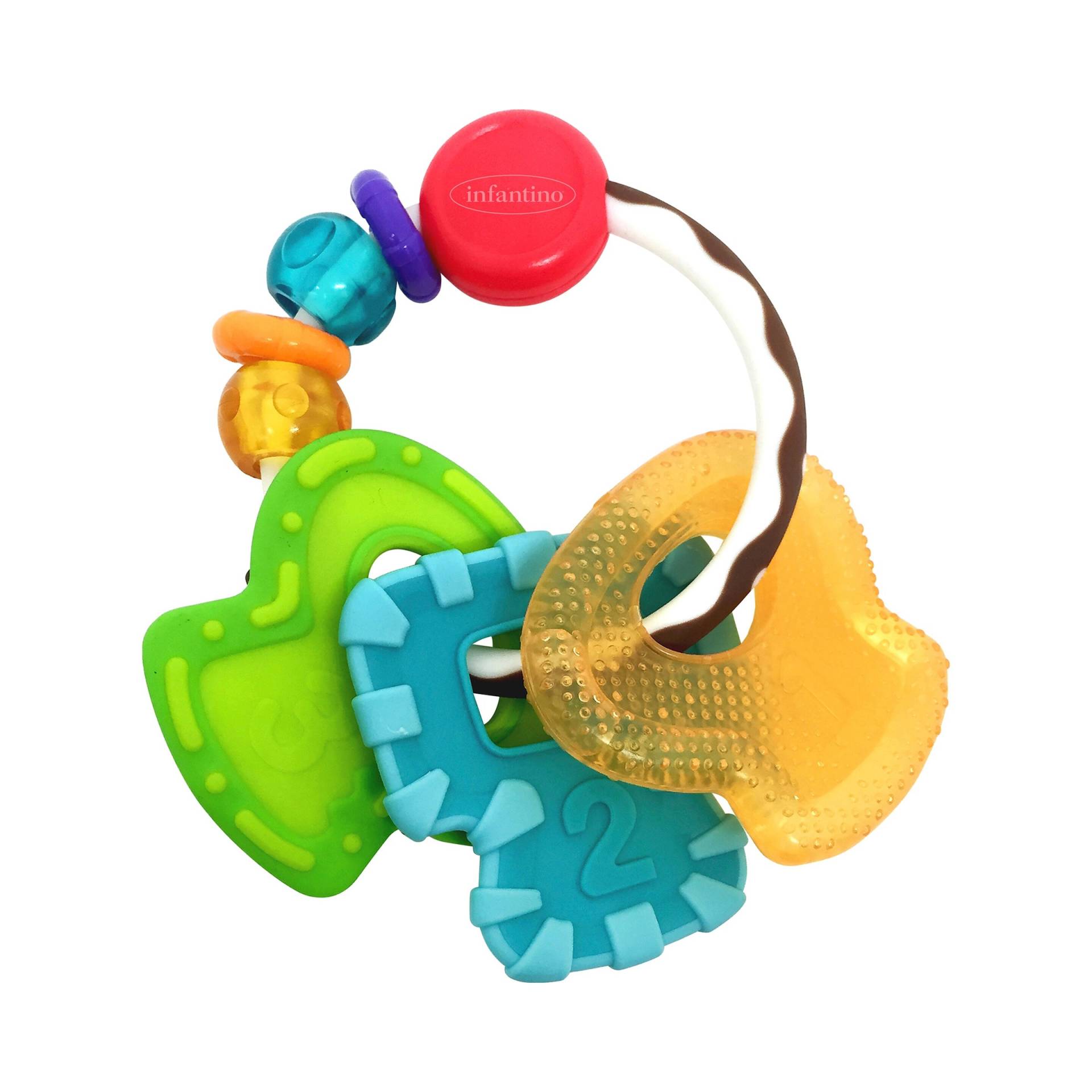 Infantino Rassel mit Beißring Schlüssel Go gaga Infantino Rassel mit Beißring Schlüssel Go gaga von Infantino