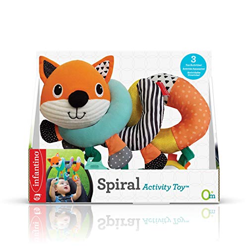 Infantino Spiel-Spirale für den Kindersitz Fuchs, mehrfarbig von INFANTINO