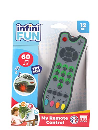 Infini Fun - Meine erste Fernbedienung - Nachahmungsspiel - Kinderfernbedienung - ab 12 Monaten - Lernspiel von Infini Fun