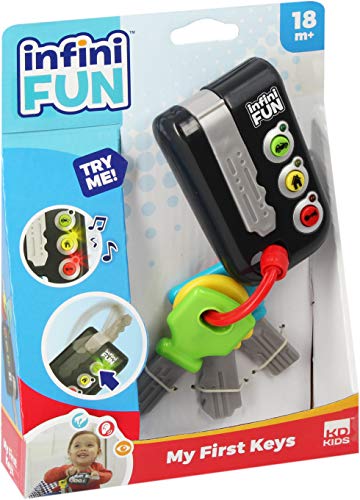 Tech-Too DES13810 Meine ersten Schlüssel, Autoschlüssel für Babys und Kleinkinder, Spielzeugschlüssel mit Sound und Licht, Spielzeug Schlüsselbund, Large- Französisch Tech-Too DES13810 Meine ersten Schlüssel, Autoschlüssel für Babys und Kleinkinder, Spielzeugschlüssel mit Sound und Licht, Spielzeug Schlüsselbund, Large- Französisch von Infini Fun