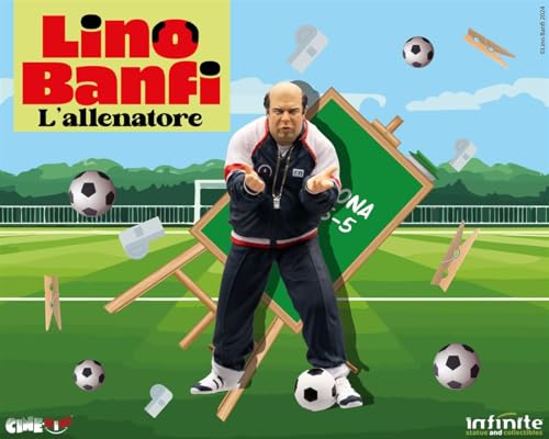 LINO BANFI – Der Trainer Oronzo Cana' – Filmszene Der Trainer im Ball – Statue Sammelfigur aus PVC – Höhe 10 cm von Infinite Statue