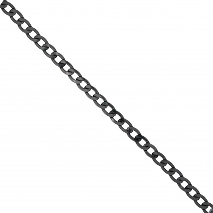 Infinity Hearts Aluminium Gunmetal Meter Kette 12x8mm - 50cm Infinity Hearts Aluminium Gunmetal Meter Kette 12x8mm - 50cm von Infinity Hearts