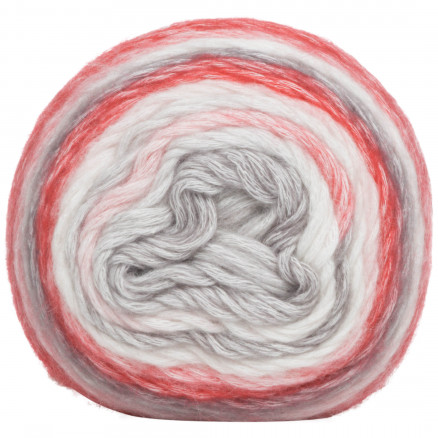 Infinity Hearts Anemone Garn 08 Weiß/Grau/Rot von Infinity Hearts