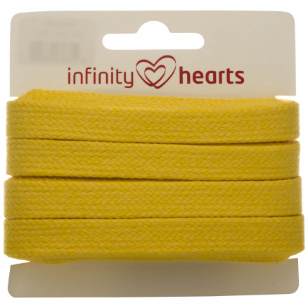 Infinity Hearts Anorakschnur Baumwolle flach 10mm 340 Gelb - 5m Infinity Hearts Anorakschnur Baumwolle flach 10mm 340 Gelb - 5m von Infinity Hearts
