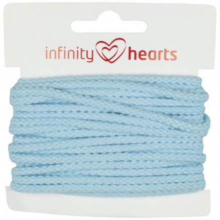 Infinity Hearts Anorakschnur Baumwolle rund 3mm 600 Hellblau - 5m Infinity Hearts Anorakschnur Baumwolle rund 3mm 600 Hellblau - 5m von Infinity Hearts
