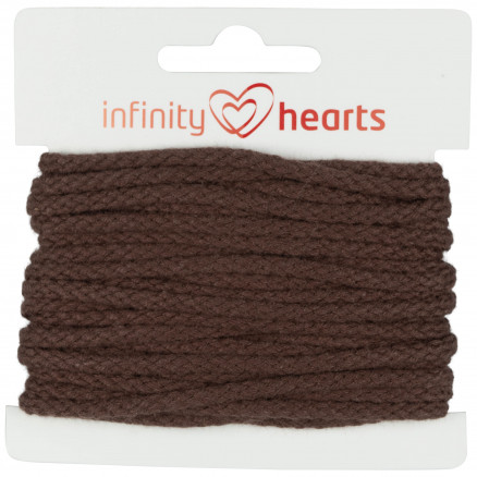 Infinity Hearts Anorakschnur Baumwolle rund 3mm 880 Dunkelbraun - 5m Infinity Hearts Anorakschnur Baumwolle rund 3mm 880 Dunkelbraun - 5m von Infinity Hearts