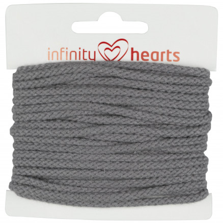 Infinity Hearts Anorakschnur Baumwolle rund 3mm 950 Dunkelgrau - 5m Infinity Hearts Anorakschnur Baumwolle rund 3mm 950 Dunkelgrau - 5m von Infinity Hearts