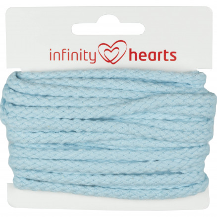 Infinity Hearts Anorakschnur Baumwolle rund 5mm 600 Hellblau - 5m Infinity Hearts Anorakschnur Baumwolle rund 5mm 600 Hellblau - 5m von Infinity Hearts