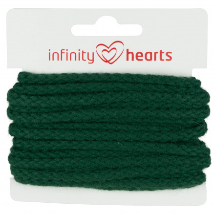 Infinity Hearts Anorakschnur Baumwolle rund 5mm 760 Dunkelgrün - 5m Infinity Hearts Anorakschnur Baumwolle rund 5mm 760 Dunkelgrün - 5m von Infinity Hearts