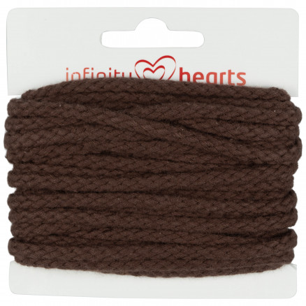 Infinity Hearts Anorakschnur Baumwolle rund 5mm 880 Dunkelbraun - 5m Infinity Hearts Anorakschnur Baumwolle rund 5mm 880 Dunkelbraun - 5m von Infinity Hearts