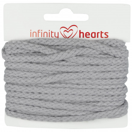 Infinity Hearts Anorakschnur Baumwolle rund 5mm 920 Hellgrau - 5m Infinity Hearts Anorakschnur Baumwolle rund 5mm 920 Hellgrau - 5m von Infinity Hearts