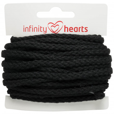 Infinity Hearts Anorakschnur Baumwolle rund 5mm 990 Schwarz - 5m Infinity Hearts Anorakschnur Baumwolle rund 5mm 990 Schwarz - 5m von Infinity Hearts