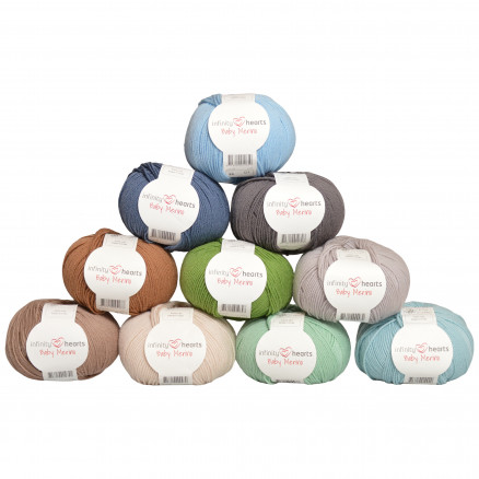 Infinity Hearts Baby Merino Farbpackung 03 Naturfarben - 10 Stk von Infinity Hearts