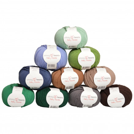 Infinity Hearts Baby Merino Farbpackung 04 Waldfarben - 10 Stk von Infinity Hearts