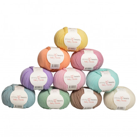Infinity Hearts Baby Merino Farbpackung 08 Frühling - 10 Stk von Infinity Hearts