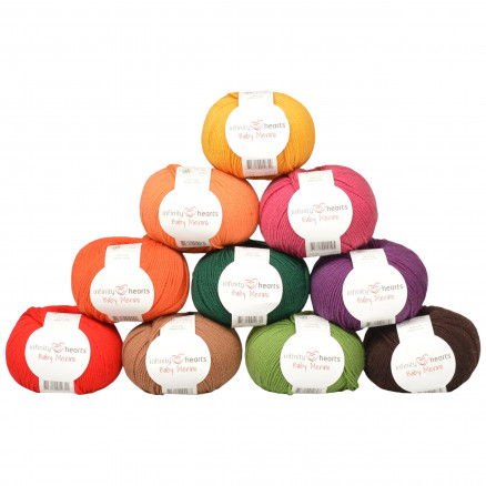 Infinity Hearts Baby Merino Farbpackung 10 Herbst - 10 Stk von Infinity Hearts