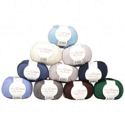 Infinity Hearts Baby Merino Farbpackung 11 Winter - 10 Stk von Infinity Hearts