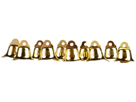Infinity Hearts Glocken / Weihnachtsglocken Gold 15mm - 10 Stk von Infinity Hearts