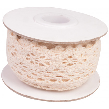 Infinity Hearts Spitzenband Beige 26mm 2.5m von Infinity Hearts