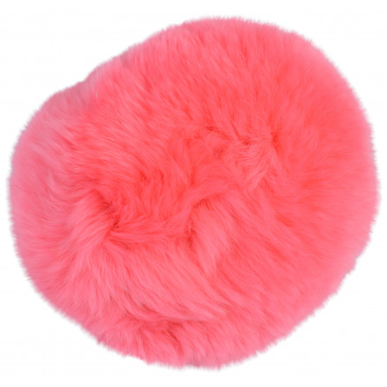 Infinity Hearts Bommel Rexkaninchenfell Koralle 100mm von Infinity Hearts