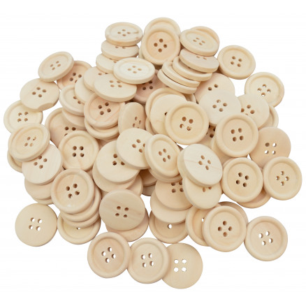 Infinity Hearts Knöpfe Holz 23mm - 100 Stk Infinity Hearts Knöpfe Holz 23mm - 100 Stk von Infinity Hearts